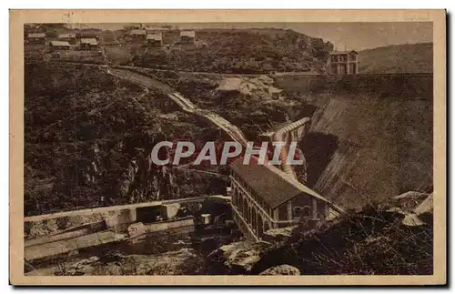 Cartes postales Vallee de la Creuse Barrage d&#39Eguzon Le barrage Les Vannes