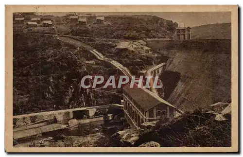 Cartes postales Vallee de la Creuse Barrage d'Eguzon Le barrage Les Vannes
