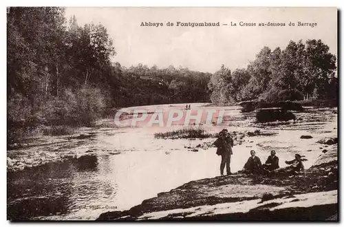 Ansichtskarte AK Abbaye de Fontgombaud La Creuse au dessous du barrage