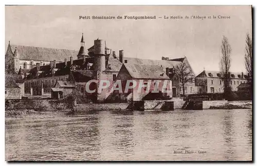 Cartes postales Petit seminaire de Fontgombaud Le moulin de l&#39abbaye et la Creuse