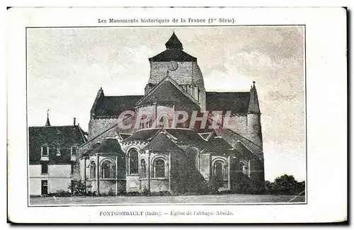 Ansichtskarte AK Fontgombault Eglise de l&#39abbaye Abside