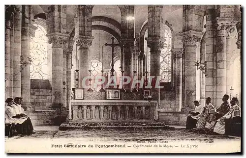 Cartes postales Petit seminaire de Fontgombaud Ceremonie de la messe