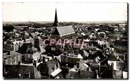 Cartes postales moderne Issoudun Vue generale vers l&#39eglise Saint Cyr
