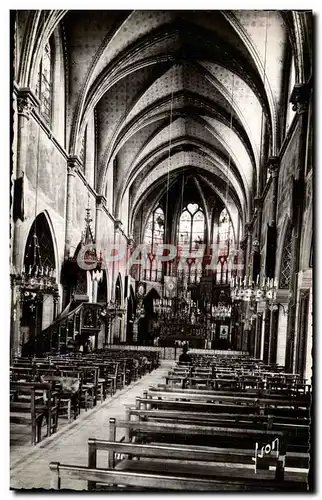 Moderne Karte Issoudun Basilique du Sacre Coeur La grande nef