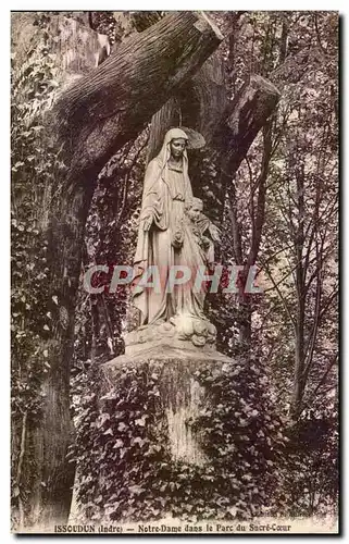 Ansichtskarte AK Issoudun Notre Dame dans le parc du Sacre Coeur