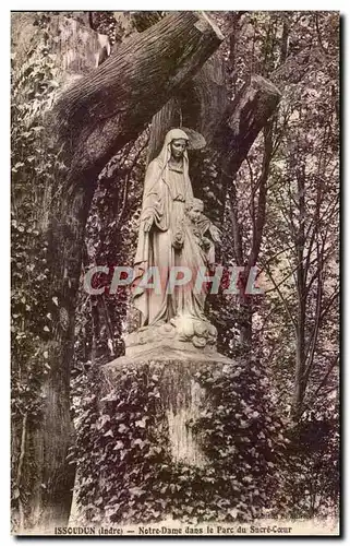 Cartes postales Issoudun Notre Dame dans le parc du Sacre Coeur