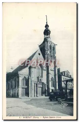 Ansichtskarte AK Bernay Eglise Sainte Croix