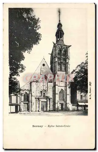 Ansichtskarte AK Bernay Eglise Sainte Croix