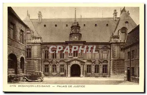 Ansichtskarte AK Besancon les Bains Palais de justice