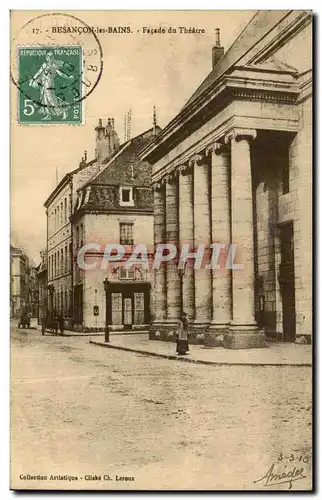 Cartes postales Besancon les Bains Facade du theatre