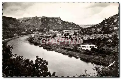 Moderne Karte Besancon La citadelle et le Doubs