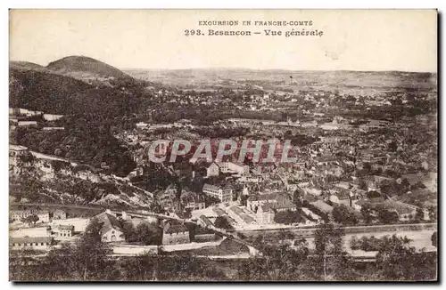 Cartes postales Besancon Vue generale