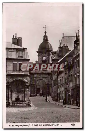 Cartes postales Besancon La rue de la Convention