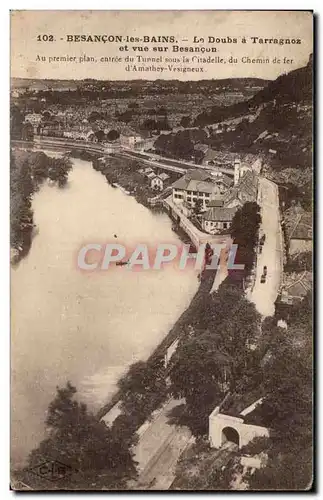 Ansichtskarte AK Besancon les Bains Le Doubs a Tarragnoz