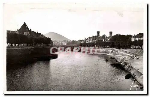 Ansichtskarte AK Besancon Le Doubs le quai Vauban et le pont de Battant