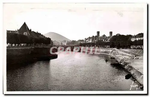 Cartes postales Besancon Le Doubs le quai Vauban et le pont de Battant