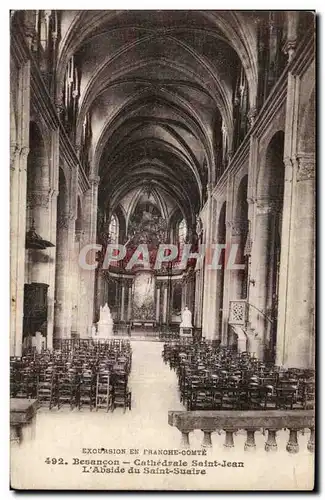 Cartes postales Besancon Cathedrale Saint Jean L'abside du Saint Suaire