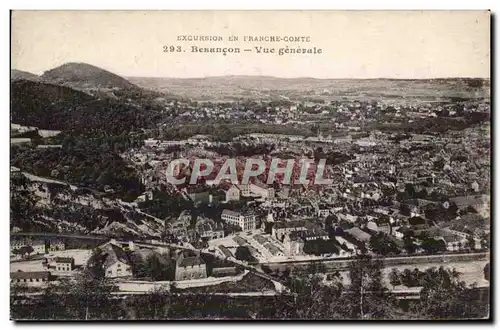 Cartes postales Besancon Vue generale