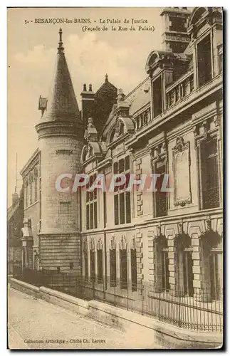 Ansichtskarte AK Besancon les Bains Le palais de justice (facade de la rue du Palais)