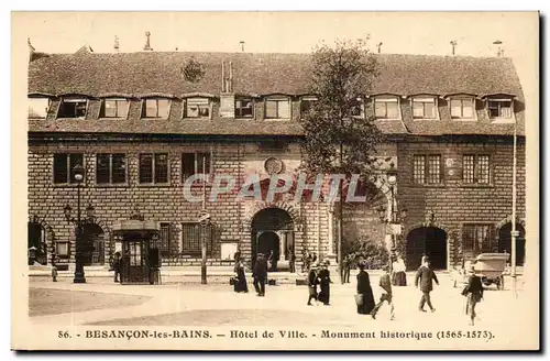 Moderne Karte Besancon les Bains L&#39hotel de ville