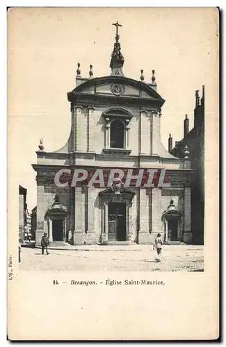 Ansichtskarte AK Besancon les Bains Eglise Saint Maurice