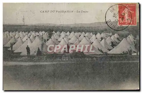 Cartes postales moderne Militaria Camp de Valdahon Les tentes