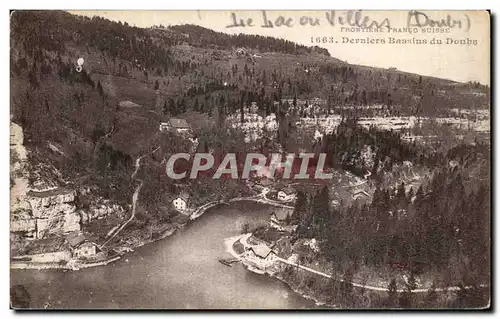 Cartes postales Frontiere Franco Suisse Derniers bassins du Doubs