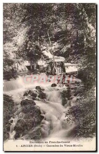 Cartes postales Arcier Cascades du Vieux Moulin