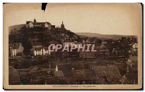 Cartes postales Rougemont Vue generale