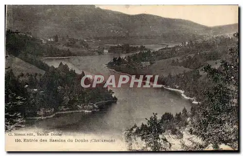 Cartes postales Entree des bassins du Doubs Chaixeson