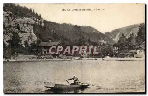 Cartes postales Le dernier bassin du Doubs