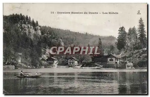 Cartes postales Derniers bassins du Doubs Les hotels