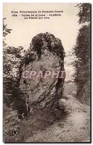 Ansichtskarte AK Vallee de la Loue Cleron La pierre qui Vire