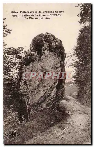 Cartes postales Vallee de la Loue Cleron La pierre qui Vire