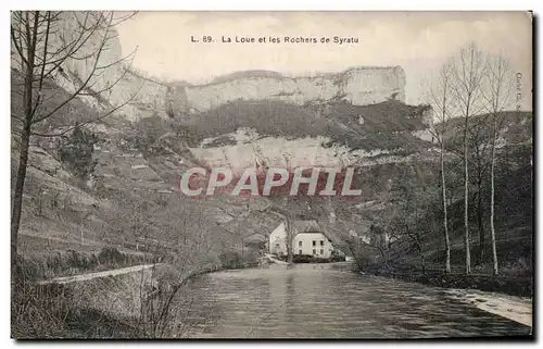 Cartes postales La Loue et les rochers de Syratu