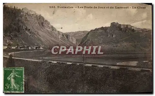 Cartes postales Pontarlier Les forts de Joux et du Larmont La cluse