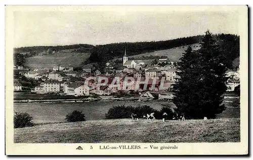 Cartes postales Lac ou villers Vue generale