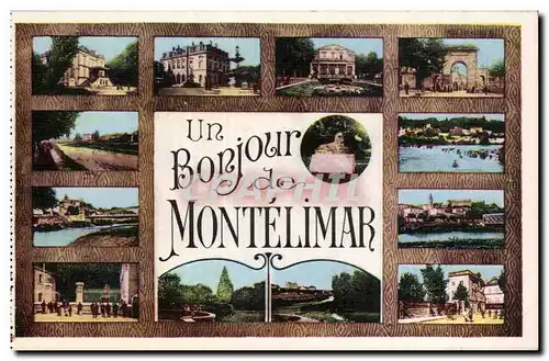 Cartes postales Montelimar Un bonjour