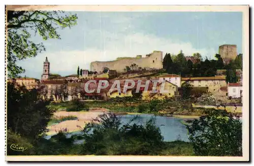 Ansichtskarte AK Montelimar Vue partielle et le chateau des Adhemar