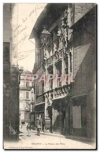 Cartes postales Valence sur Rhone La maison des tetes