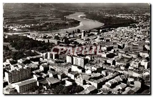 Moderne Karte Valence La ville et la vallee du Rhone