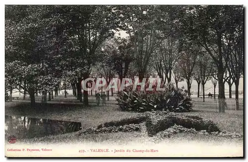 Cartes postales Valence Jardin du champ de Mars
