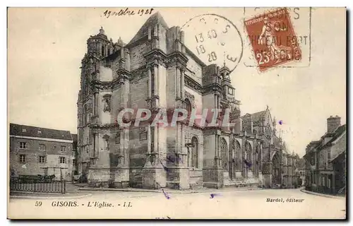 Cartes postales Gisors L'eglise