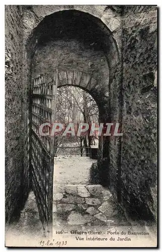 Ansichtskarte AK Gisors Porte du Banneton Vue interieure du jardin