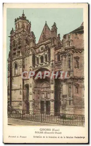 Cartes postales Gisors L'eglise