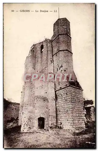 Cartes postales Gisors Le donjon