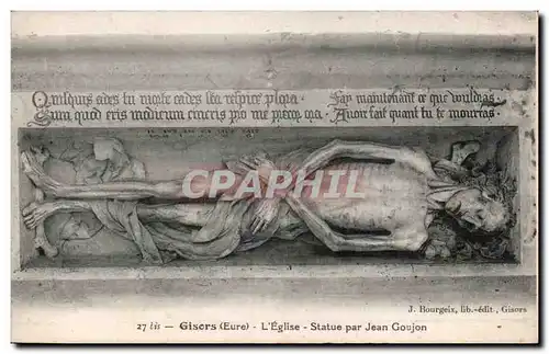 Cartes postales Gisors L'eglise Statue par Jean Goujon