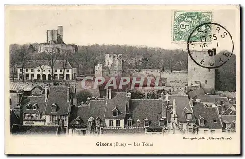 Cartes postales Gisors Les tours