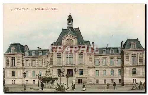 Cartes postales Evreux L'hotel de ville