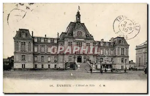 Cartes postales Evreux L'hotel de ville